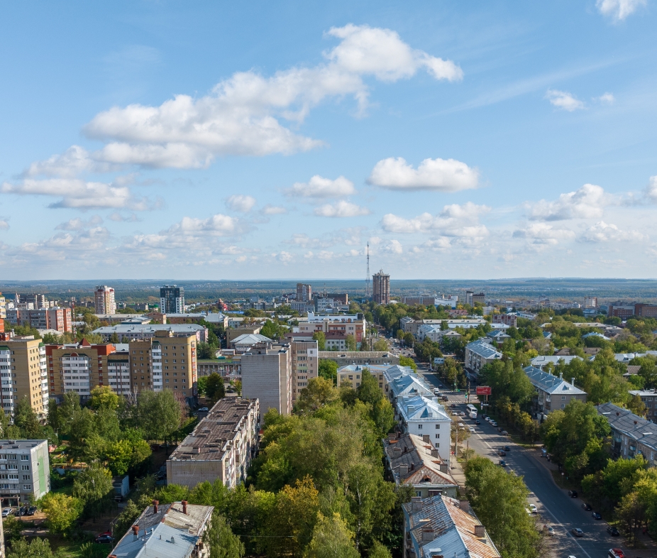 Панорама города из каждого окна